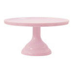 Prato Alto de Bolo Melamina Rosa Médio 23,5 cm - Image 3