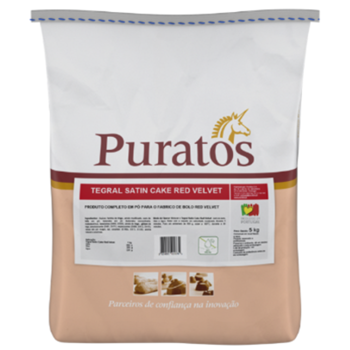 Tegral Satin Cake Red Velvet  Puratos - 5Kg - Image 1