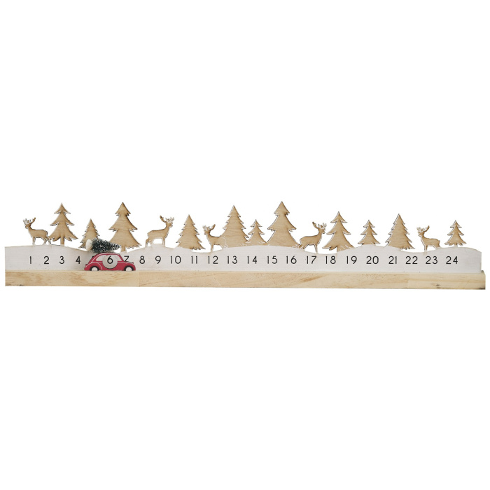 Calendário de Natal Madeira Carro - Image 2