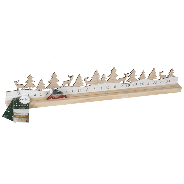 Calendário de Natal Madeira Carro - Image 3