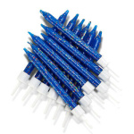 Velas Glitter Azul Escuro - Pack.12