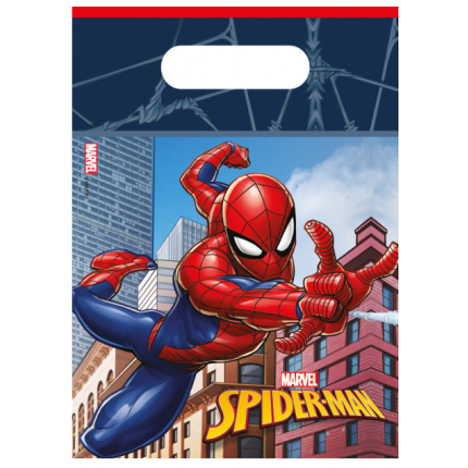 Homem Aranha Sacos de Lembranças - Pack 6