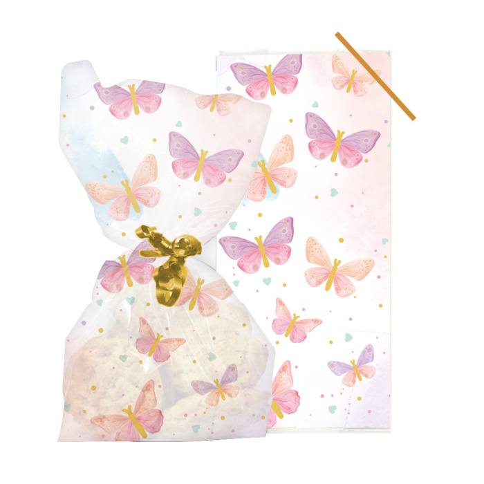 Sacos Lembranças e Doces Borboletas - Pack.20 - Image 1