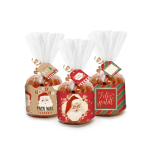 Kit Saco para Panettone 100g Natal - 10 Unidades
