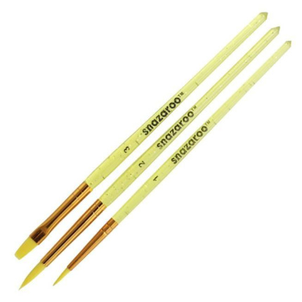 Pincéis Pintura Facial Pack.3 - Snazaroo