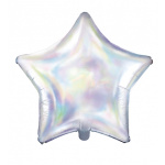 Balão Estrela Prata Iridescente - 48cm - Image 2