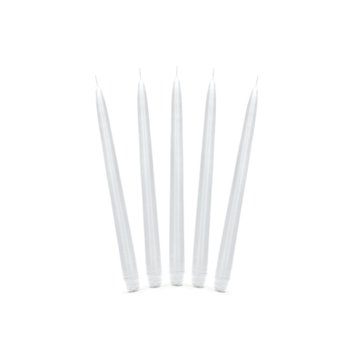 Velas Mesa Branca 24cm - Pack.10 - Image 1