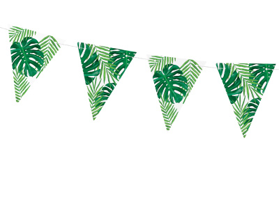 Banner Bandeirolas Tropical - 130 cm