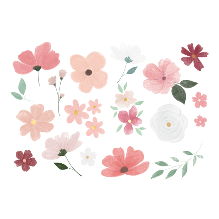 Tatuagens Temporárias Flores Tons Nude - Pack.18 - Image 1