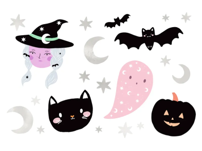 Tatuagens Temporárias Halloween - Pack.20
