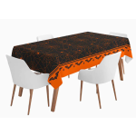 Toalha de Mesa Halloween Teias de Aranha 180cm - Image 2