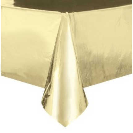 Toalha de Mesa Lisa Foil Ouro