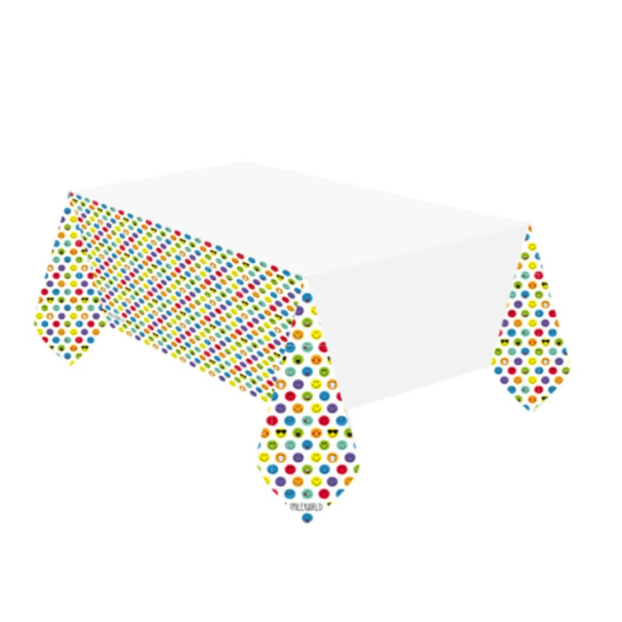 Toalha de Mesa Papel Emoji Smiley - Image 1
