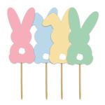 Toppers Coelhinhos Coloridos - Pack.12