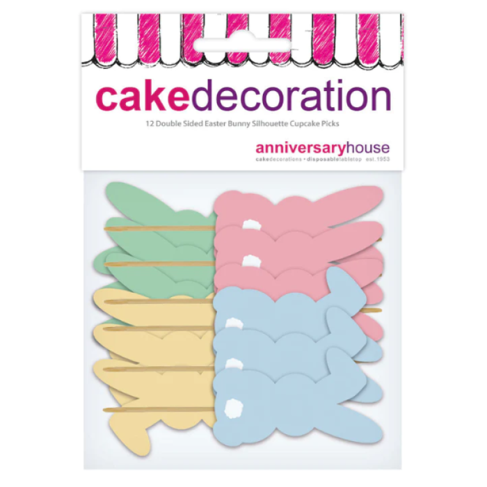 Toppers Coelhinhos Coloridos - Pack.12 - Image 7