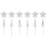 Topper Estrelas Prateadas