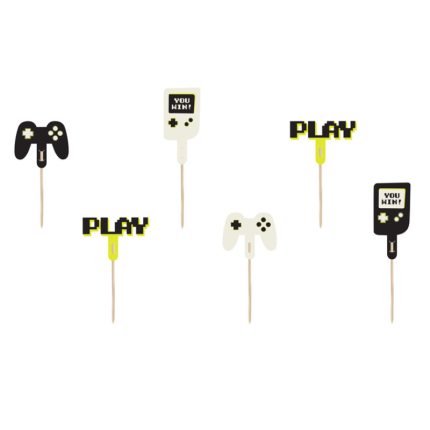 Toppers Jogos Gamer - Pack.6