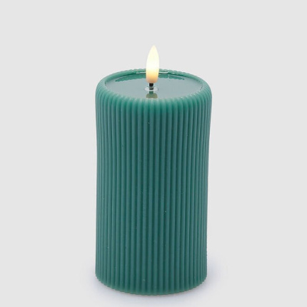 Vela LED Verde 13cm