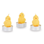 Vela Forma Pintainho Páscoa 5,5cm - Pack.6