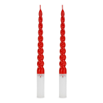 Velas Espirais Pai de Natal 25cm - Pack.2
