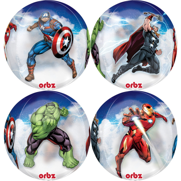 Balão Orbz Avengers - 38cm - Image 1