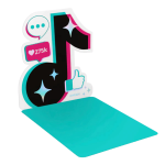 Travessa Expositor Tik Tok e Música