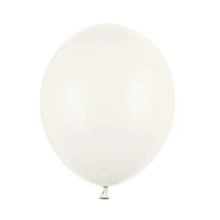 Balão Latex Branco Pastel - 30cm ( Saco 100 )