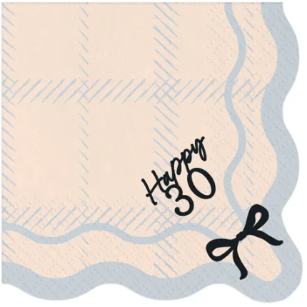 Guardanapos Hello 30 Anos - Pack. 12