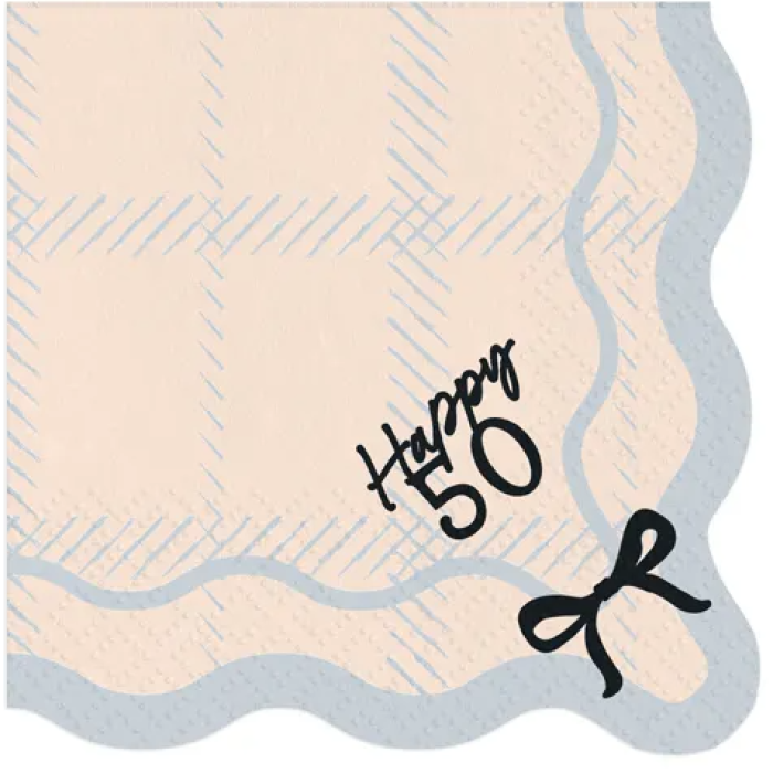 Guardanapos Hello 50 Anos - Pack. 12 - Image 1