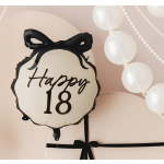 Balão "Happy 18" com Laço- 47cm - Image 2