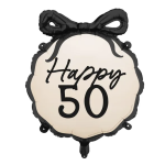 Balão "Happy 50" com Laço- 47cm