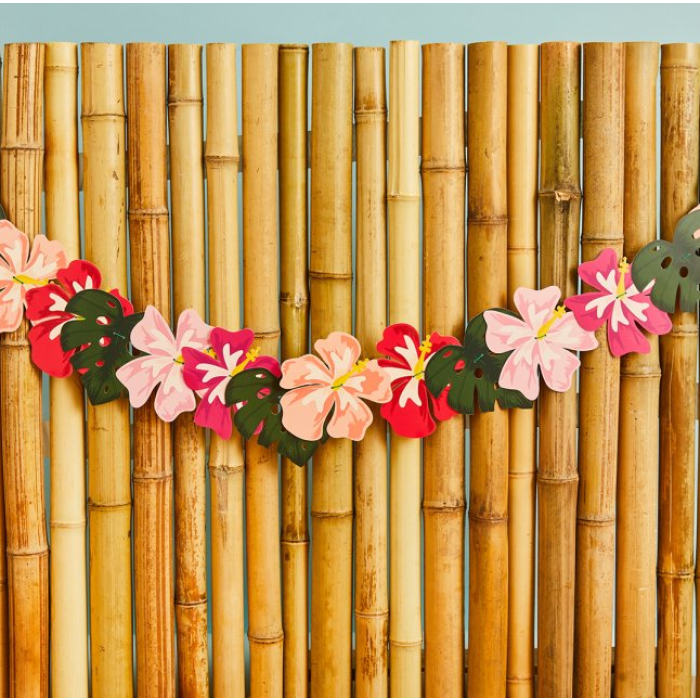 Grinalda Folhas e Flores Tropicais - 200 cm - Image 1