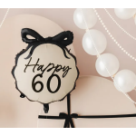 Balão "Happy 60" com Laço- 47cm - Image 2