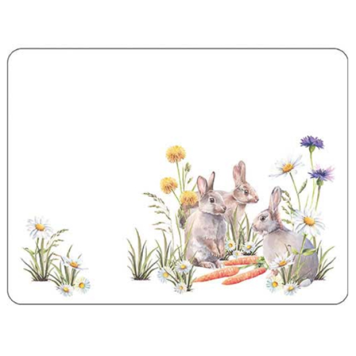 Individual Coelhinhos e Flores - 30x40cm - Image 1