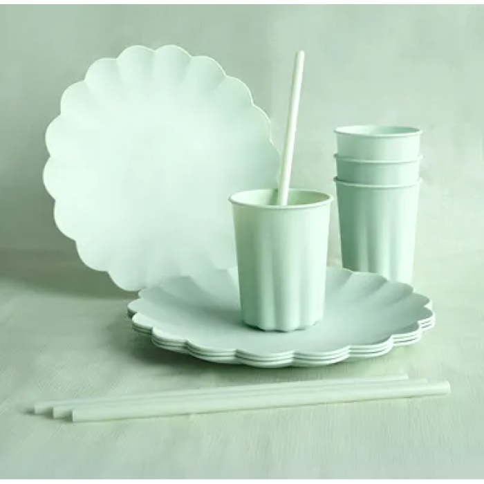 Toalha de Mesa Lisa Verde Claro - Image 3