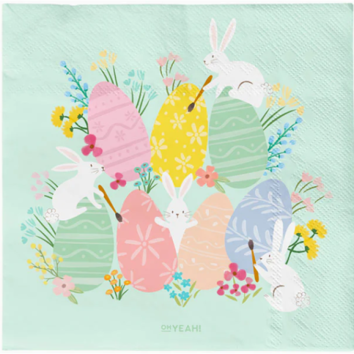 Guardanapos Ovos e Coelhinhos- Pack.30 - Image 1