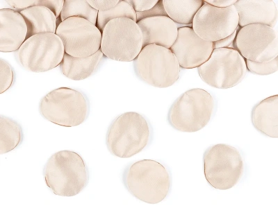 Pétalas Rosas Tecido Bege - Pack.100