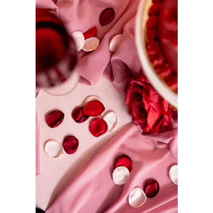 Pétalas Rosas Tecido Bege - Pack.100 - Image 2