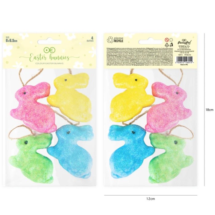 Coelhinhos Flocados Páscoa - Image 3