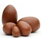Molde de Chocolate Casca Grossa 3 Partes - Ovo da Páscoa 500gr