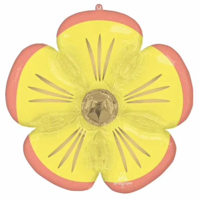Balão Flor Amarela SuperShape- 71cm - Image 1