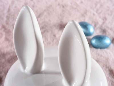 Pote Branco Orelhas de Coelho - Image 3