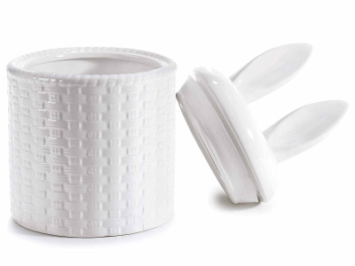 Pote Branco Orelhas de Coelho - Image 4