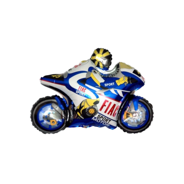 Balão Mota Azul GP - 84cm - Image 1