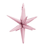 Balão Estrela 3D Rosa Claro - 70cm