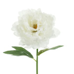 Flor Artificial - Peônia, 35cm ( Branca )