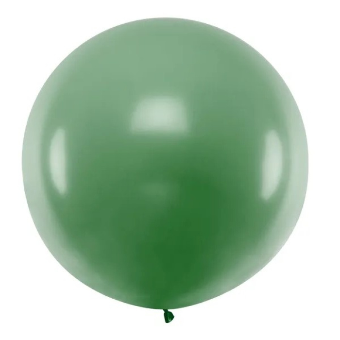 Balão Látex Gigante Verde Escuro - 100cm - Image 1