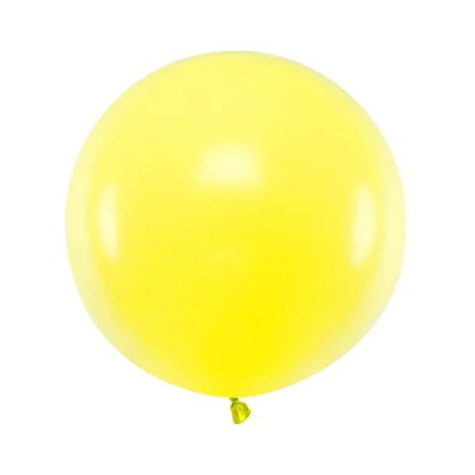 Balão Látex Amarelo Limão - 60cm