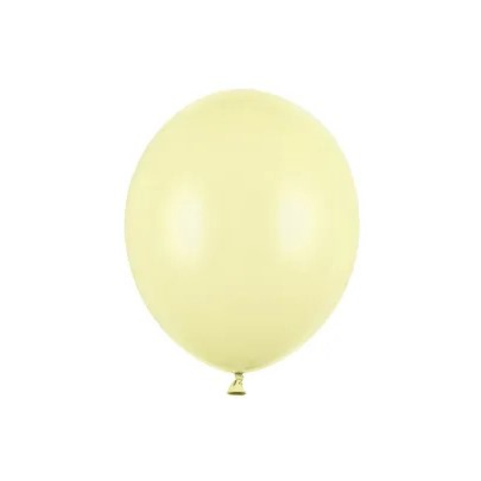 Balão Látex Amarelo Claro - 12cm ( Saco 100 ) - Image 1