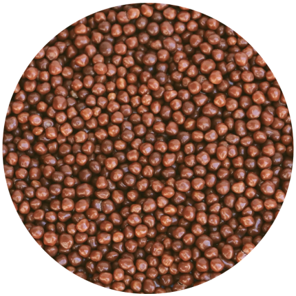 Esferas Chocolate Leite 4MM - 100Gr